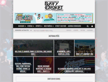 Tablet Screenshot of davycroket.com